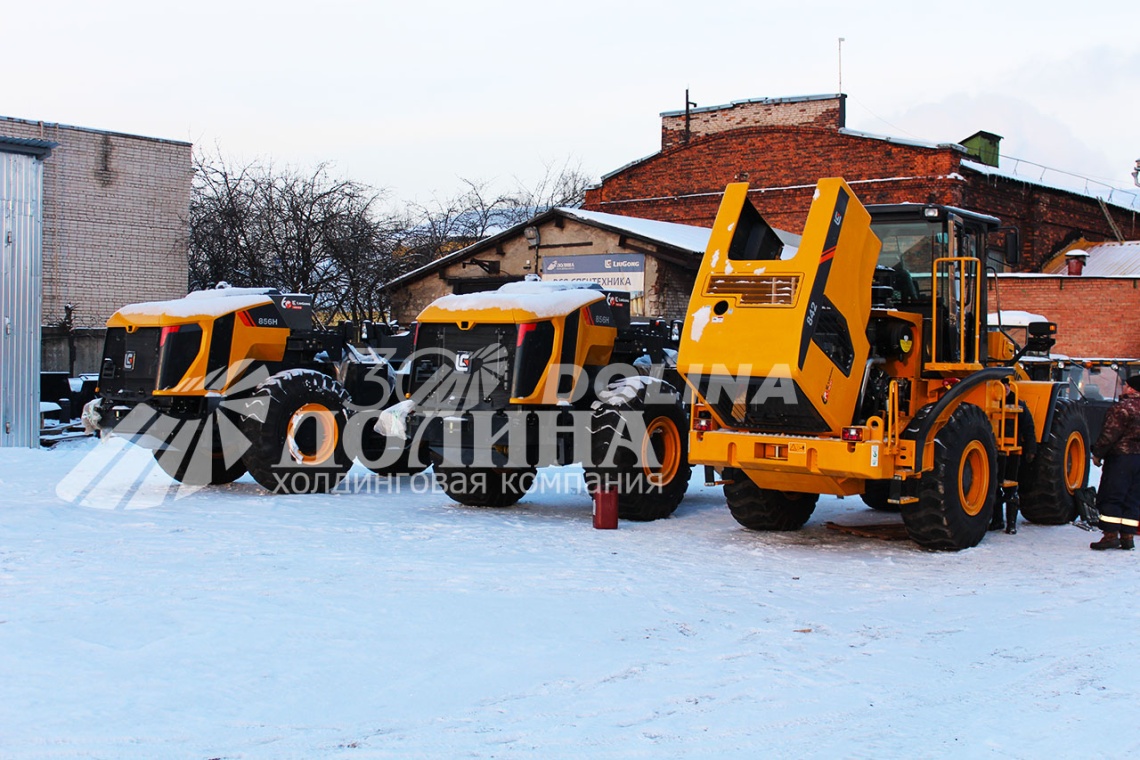 Сборка новой партии техники 27.12.2018 - LiuGong CLG 856H и CLG 842 Сборка новой партии техники 27.12.2018 - LiuGong CLG 856H и CLG 842